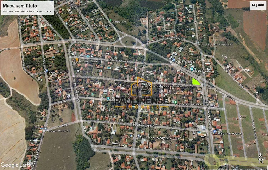 Foto 5 de Terreno / Lote à venda, 800m2 em Parque da Represa, Paulinia - SP