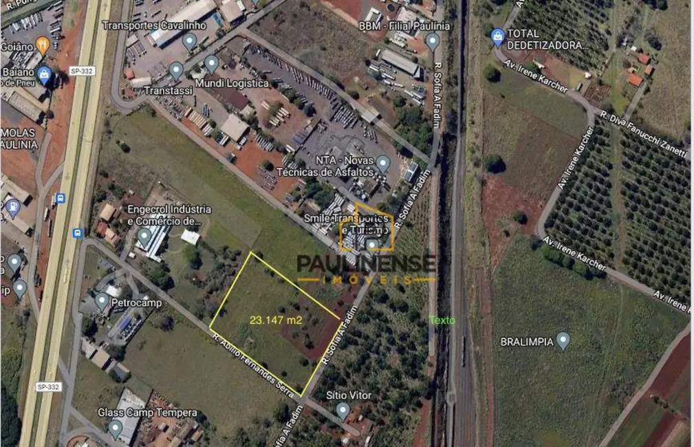 Foto 2 de Sala Comercial à venda, 23147m2 em Santa Terezinha, Paulinia - SP