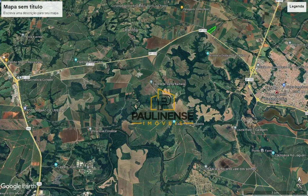 Foto 3 de Sala Comercial à venda, 78614m2 em Santo Antônio, Cosmopolis - SP