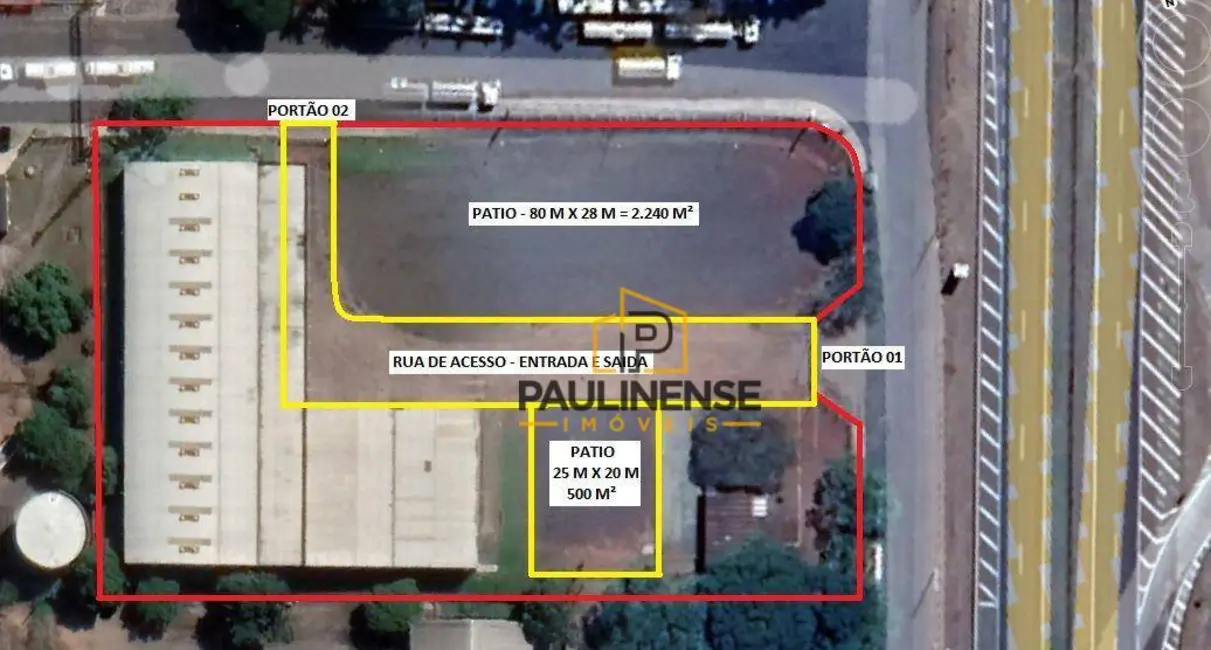 Foto 3 de Armazém / Galpão para alugar, 8032m2 em Cascata, Paulinia - SP