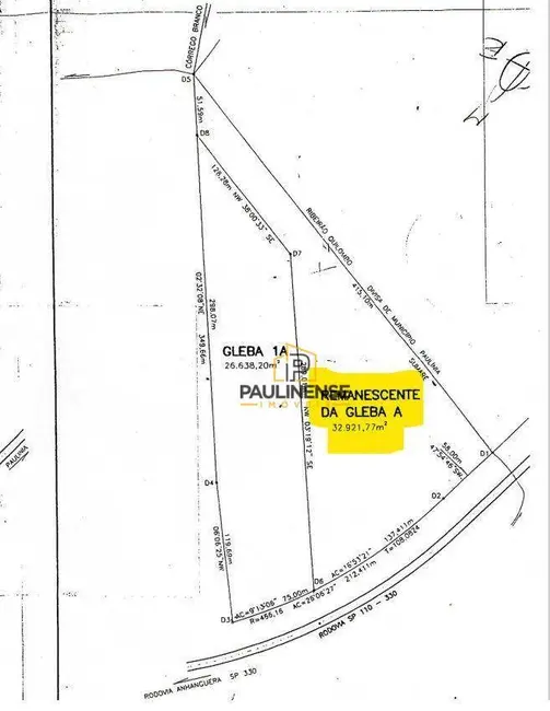 Foto 4 de Sala Comercial à venda, 21662m2 em Jardim Manchester (Nova Veneza), Sumare - SP