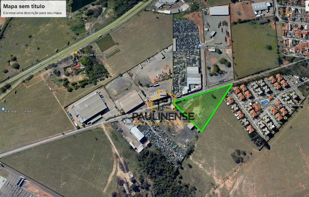 Foto 8 de Terreno / Lote à venda, 1433m2 em Jardim Santa Maria (Nova Veneza), Sumare - SP