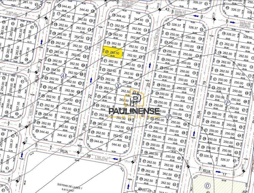 Foto 2 de Terreno / Lote à venda, 262m2 em Monte Mor - SP