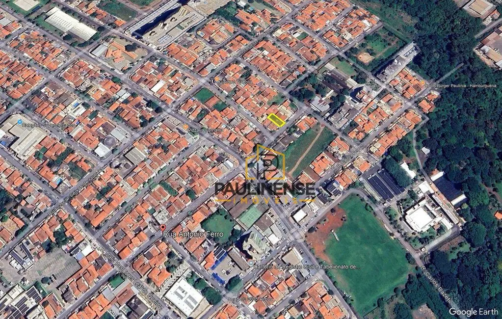 Foto 2 de Terreno / Lote à venda, 321m2 em Jardim Vista Alegre, Paulinia - SP
