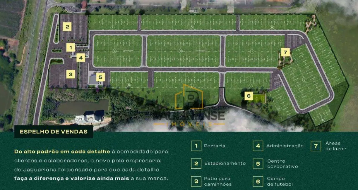 Foto 4 de Terreno / Lote à venda, 1000m2 em Jaguariuna - SP