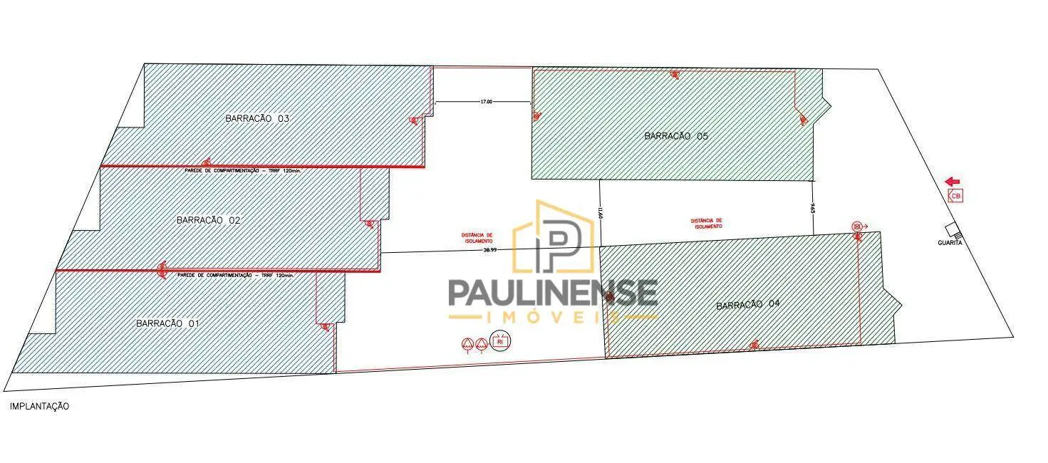 Foto 9 de Armazém / Galpão à venda e para alugar, 8232m2 em Santa Terezinha, Paulinia - SP