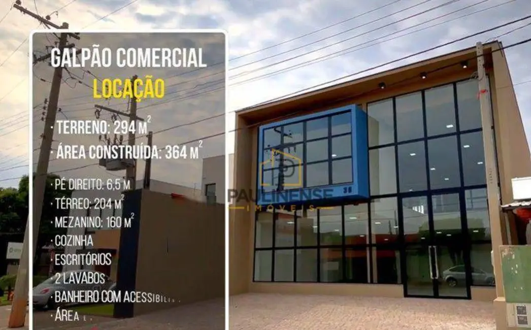 Foto 1 de Armazém / Galpão para alugar, 294m2 em Nova Paulínia, Paulinia - SP