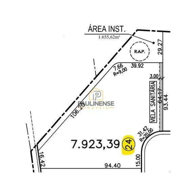 Terreno / Lote à venda, 7923m2 em Betel, Paulinia - SP - imagem 3 Foto 3 de Terreno / Lote à venda, 7923m2 em Betel, Paulinia - SP