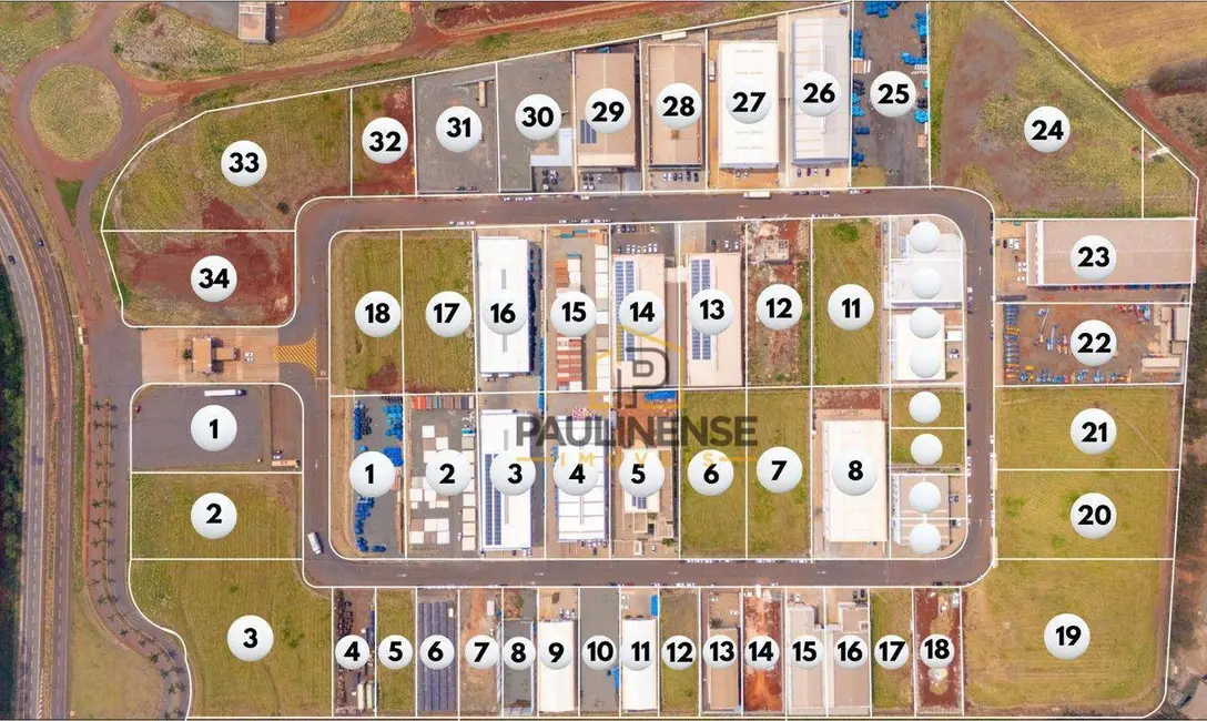 Foto 3 de Terreno / Lote à venda, 3679m2 em Betel, Paulinia - SP