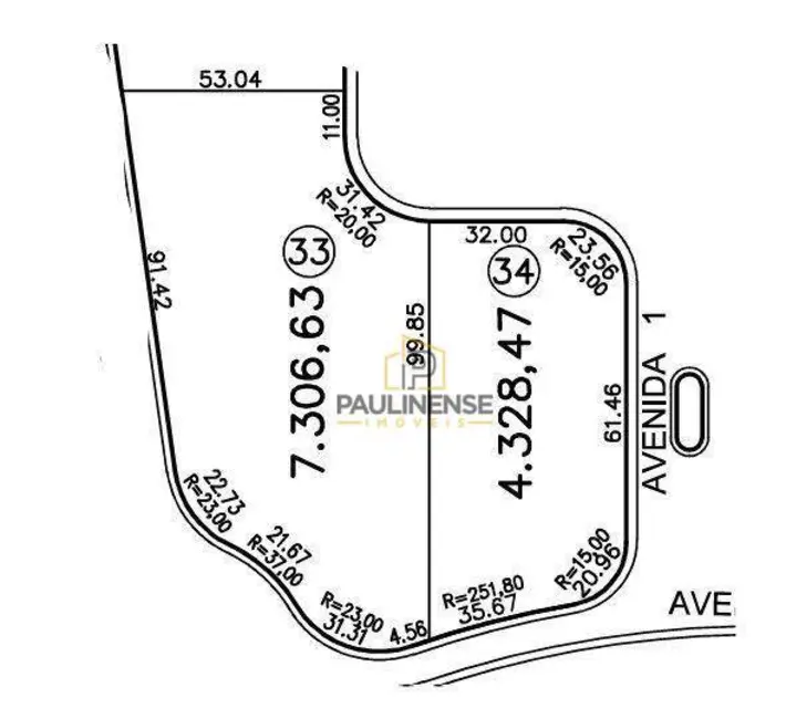 Foto 4 de Terreno / Lote à venda, 7306m2 em Betel, Paulinia - SP