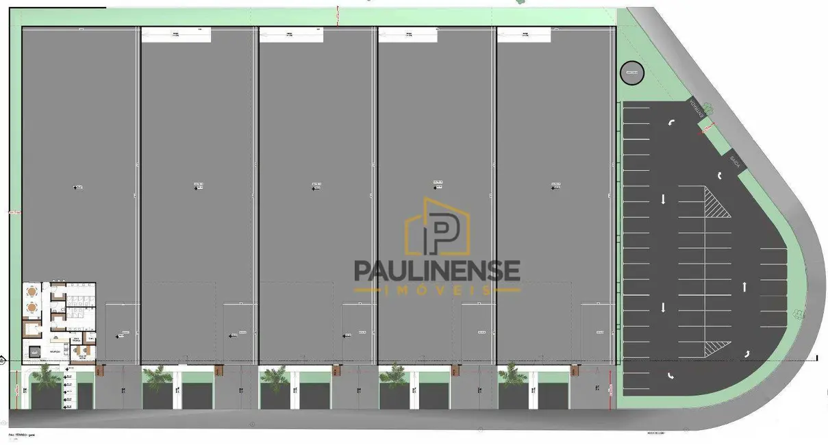 Foto 2 de Armazém / Galpão para alugar, 7630m2 em Betel, Paulinia - SP