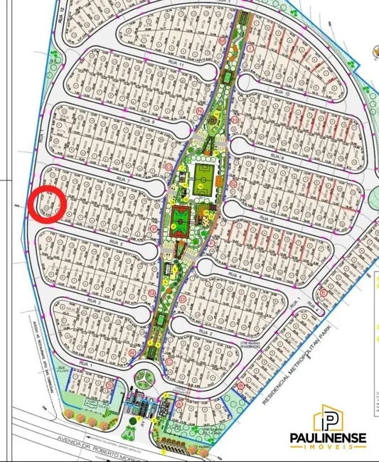 Foto 4 de Terreno / Lote à venda, 329m2 em Boa Esperança, Paulinia - SP