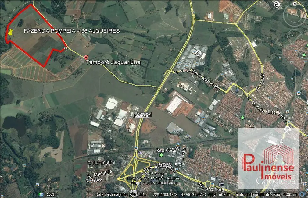 Foto 4 de Sala Comercial à venda, 871200m2 em Jaguariuna - SP