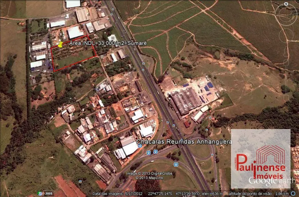Foto 1 de Sala Comercial à venda, 33000m2 em Chácaras Reunidas Anhangüera (Nova Veneza), Sumare - SP