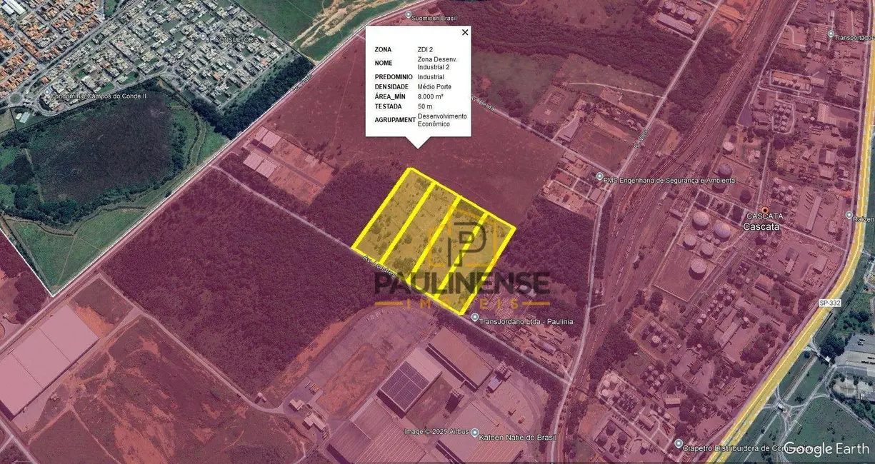 Foto 1 de Sala Comercial à venda, 25000m2 em Cascata, Paulinia - SP