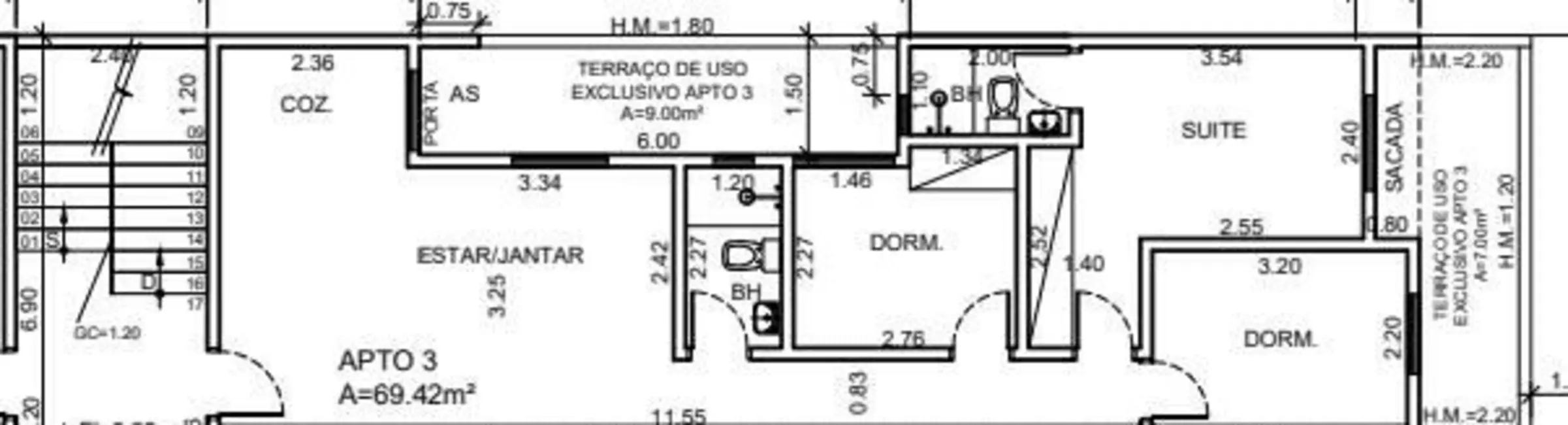 Foto 1 de Apartamento com 3 quartos à venda, 89m2 em Jardim Bela Vista, Santo Andre - SP