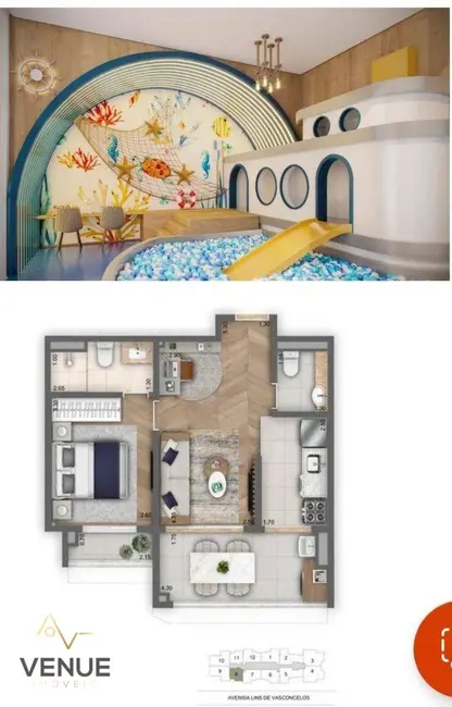 Foto 5 de Apartamento com 1 quarto à venda, 66m2 em Vila Mariana, São Paulo - SP