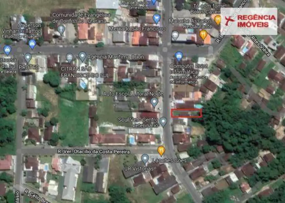 Foto 3 de Terreno / Lote à venda, 1032m2 em Sao Francisco Do Sul - SC