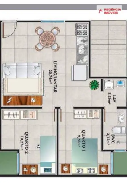 Foto 2 de Apartamento com 2 quartos à venda, 69m2 em Ubatuba, Sao Francisco Do Sul - SC