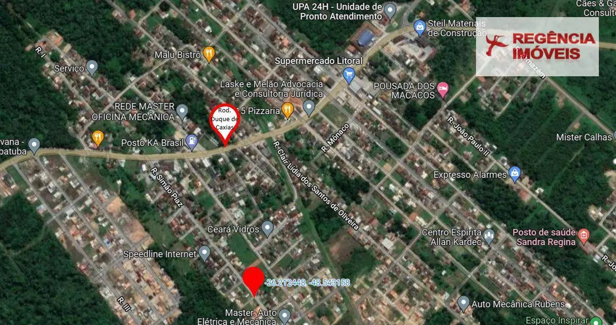 Foto 9 de Terreno / Lote à venda, 325m2 em Sao Francisco Do Sul - SC