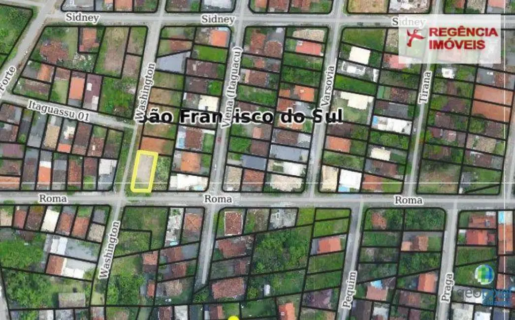 Foto 2 de Terreno / Lote à venda, 350m2 em Sao Francisco Do Sul - SC