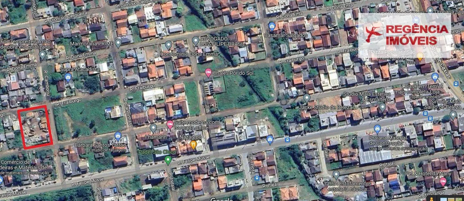 Foto 3 de Terreno / Lote à venda, 1375m2 em Sao Francisco Do Sul - SC