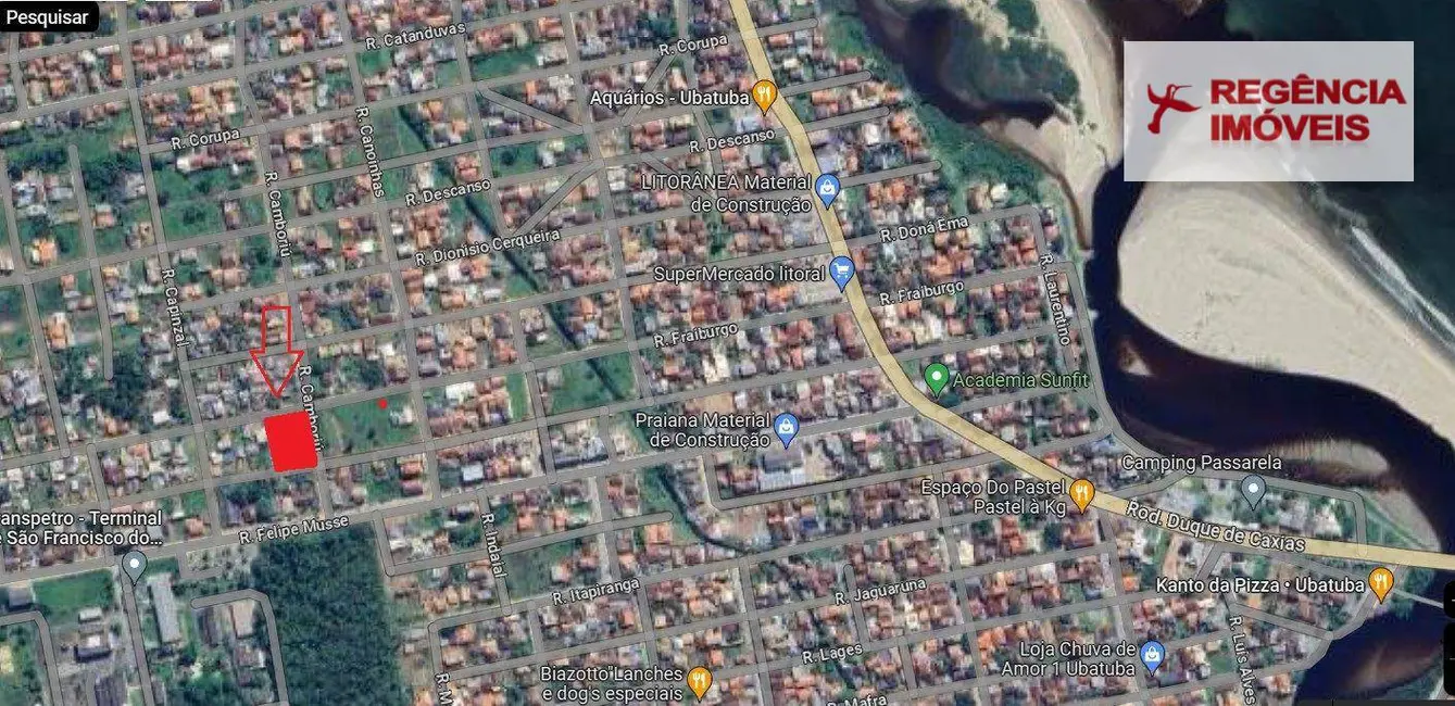 Foto 4 de Terreno / Lote à venda, 1375m2 em Sao Francisco Do Sul - SC