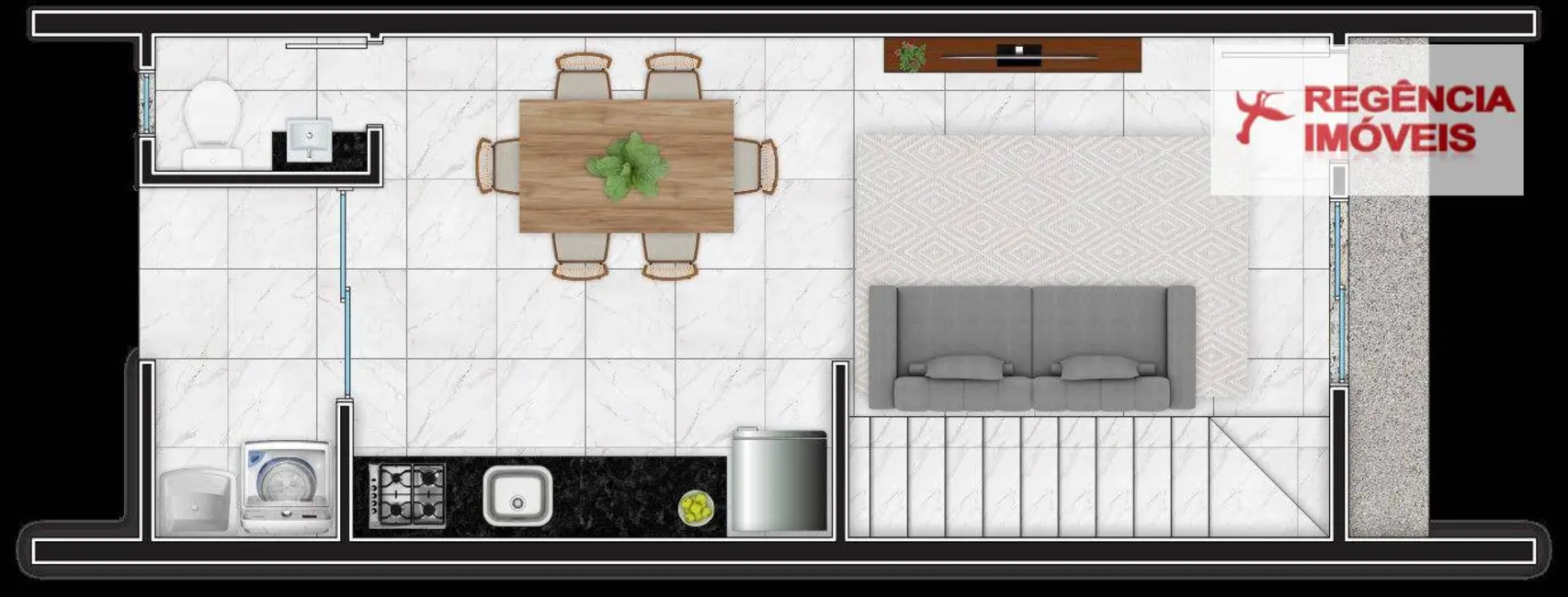 Casa com 2 quartos à venda, 113m2 em Aventureiro, Joinville - SC - imagem 7 Foto 7 de Casa com 2 quartos à venda, 113m2 em Aventureiro, Joinville - SC