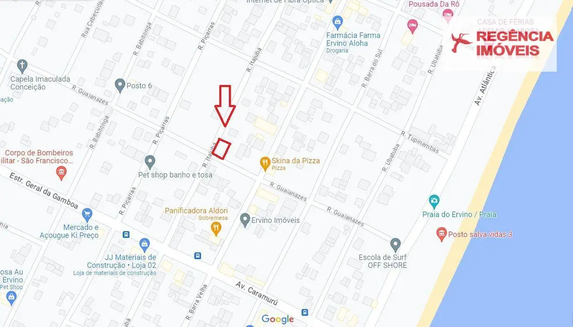 Foto 6 de Terreno / Lote à venda, 490m2 em Sao Francisco Do Sul - SC