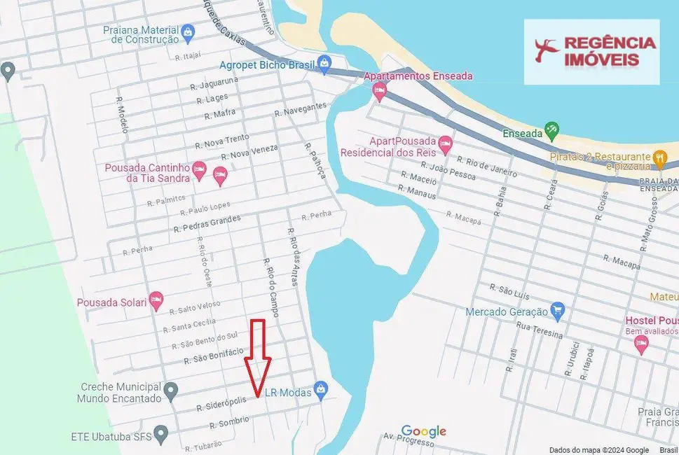 Foto 9 de Terreno / Lote à venda, 337m2 em Sao Francisco Do Sul - SC