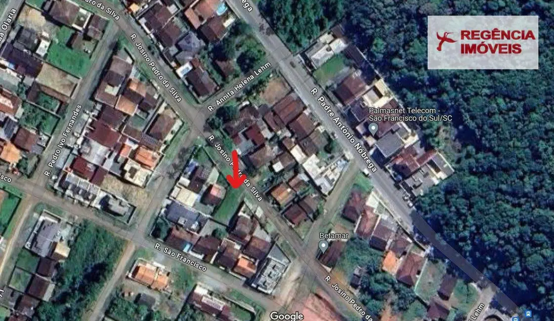 Foto 3 de Terreno / Lote à venda, 286m2 em Sao Francisco Do Sul - SC