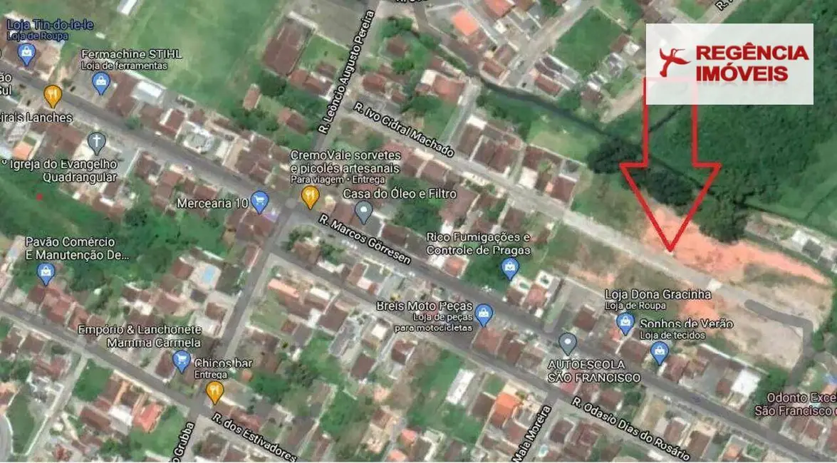 Foto 1 de Terreno / Lote à venda, 360m2 em Sao Francisco Do Sul - SC