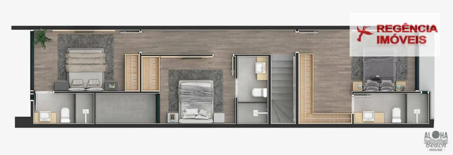 Foto 6 de Casa de Condomínio com 3 quartos à venda, 132m2 em Sao Francisco Do Sul - SC