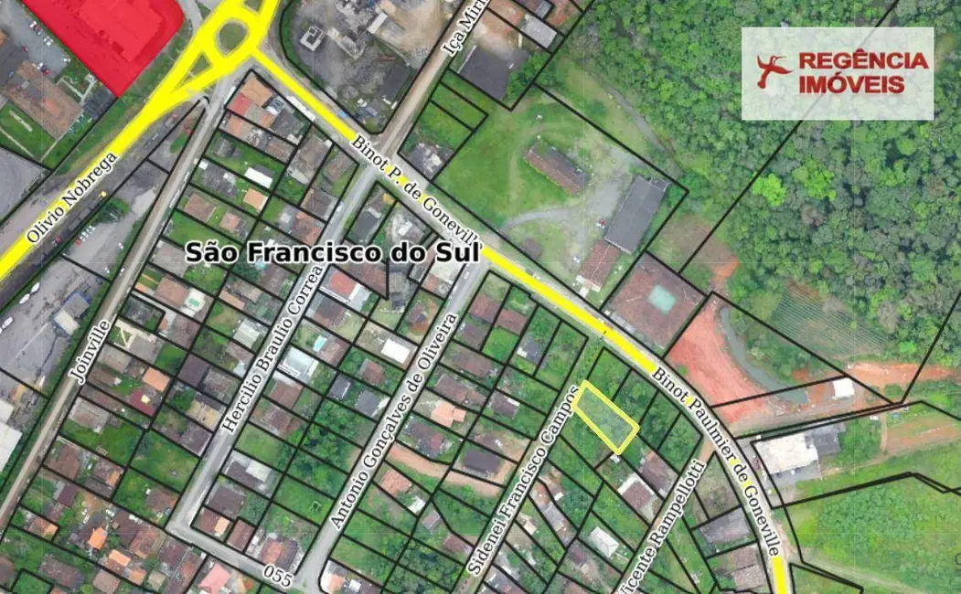 Terreno / Lote à venda, 450m2 em Sao Francisco Do Sul - SC - imagem 3 Foto 3 de Terreno / Lote à venda, 450m2 em Sao Francisco Do Sul - SC
