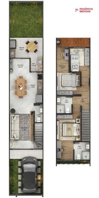 Foto 8 de Casa de Condomínio com 3 quartos à venda, 84m2 em Sao Francisco Do Sul - SC