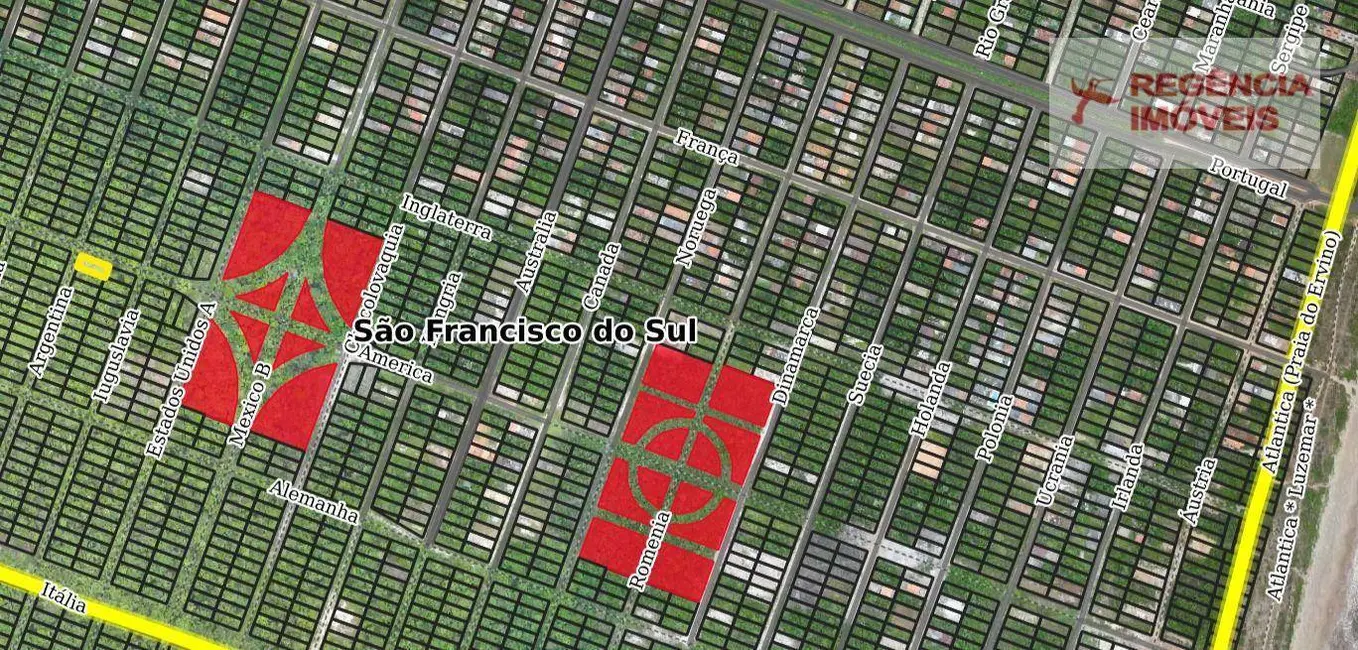 Foto 1 de Terreno / Lote à venda, 360m2 em Sao Francisco Do Sul - SC