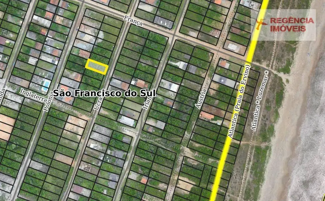 Foto 1 de Terreno / Lote à venda, 360m2 em Sao Francisco Do Sul - SC