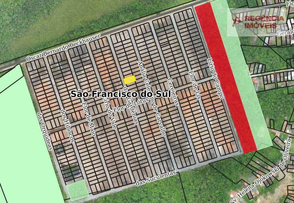 Foto 2 de Terreno / Lote à venda, 360m2 em Sao Francisco Do Sul - SC