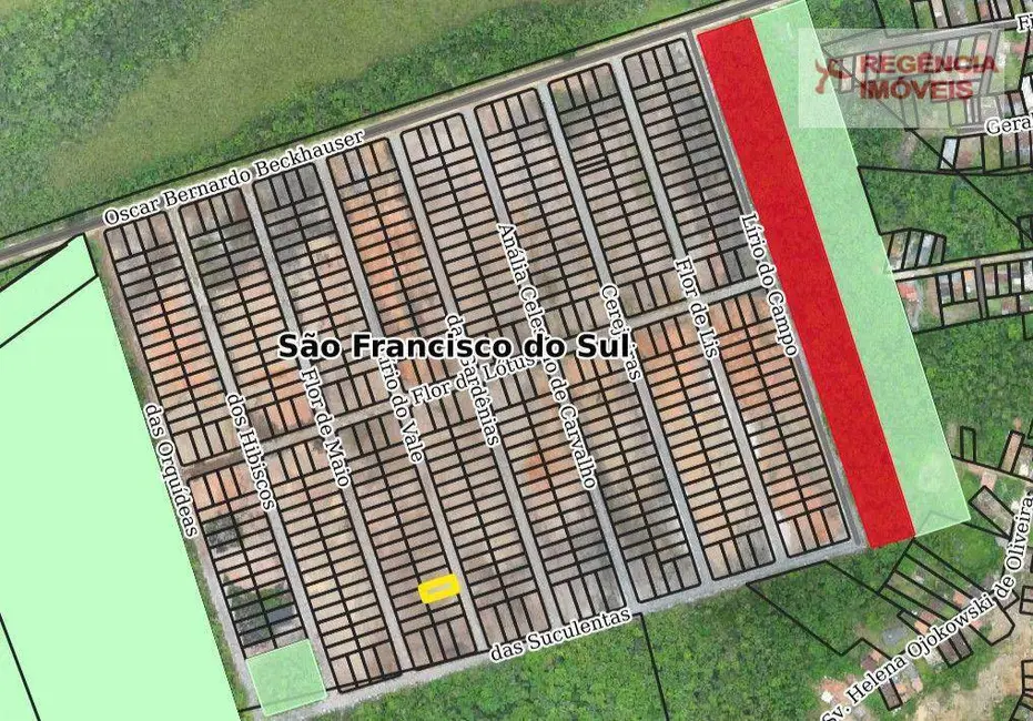 Foto 3 de Terreno / Lote à venda, 360m2 em Sao Francisco Do Sul - SC