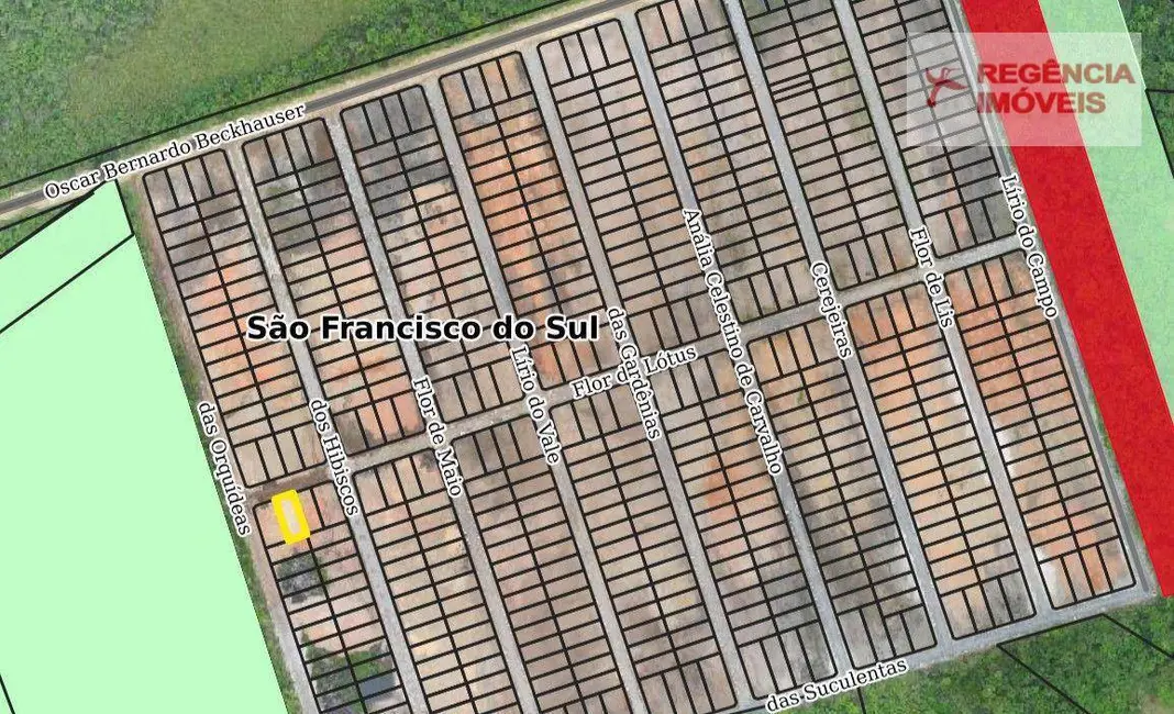 Foto 2 de Terreno / Lote à venda, 390m2 em Sao Francisco Do Sul - SC