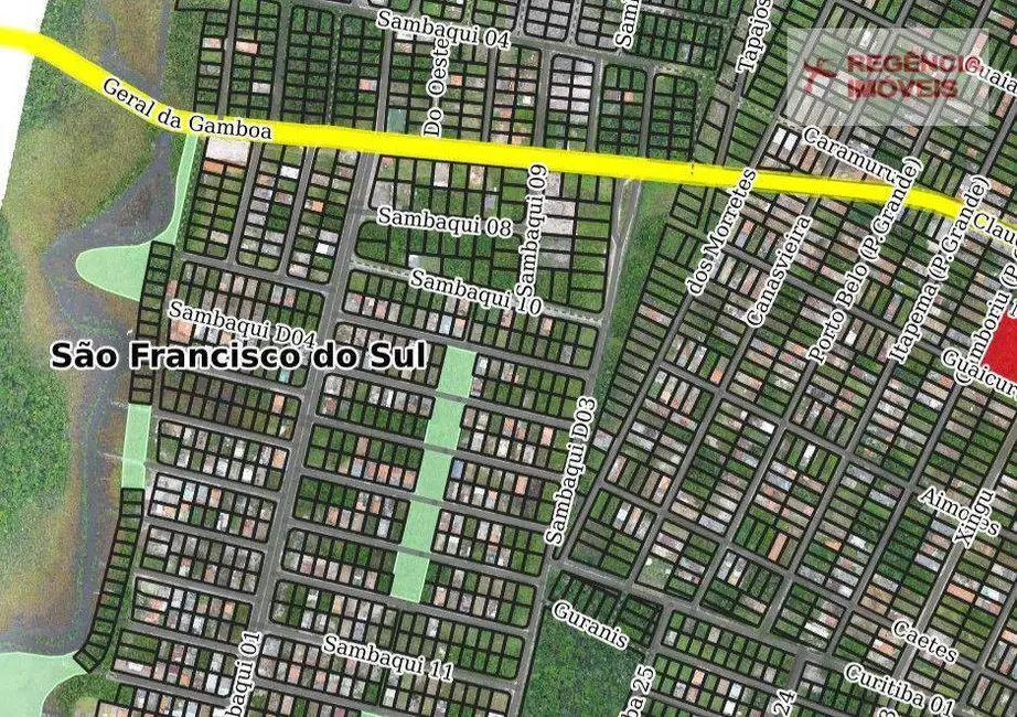Foto 5 de Terreno / Lote à venda, 600m2 em Sao Francisco Do Sul - SC