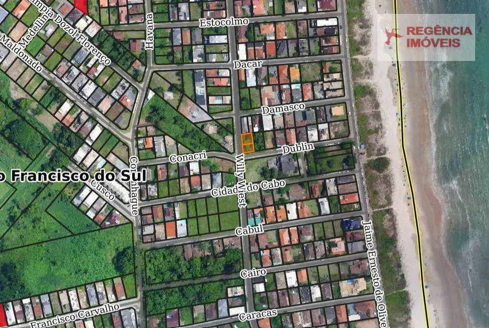 Foto 6 de Terreno / Lote à venda, 328m2 em Sao Francisco Do Sul - SC