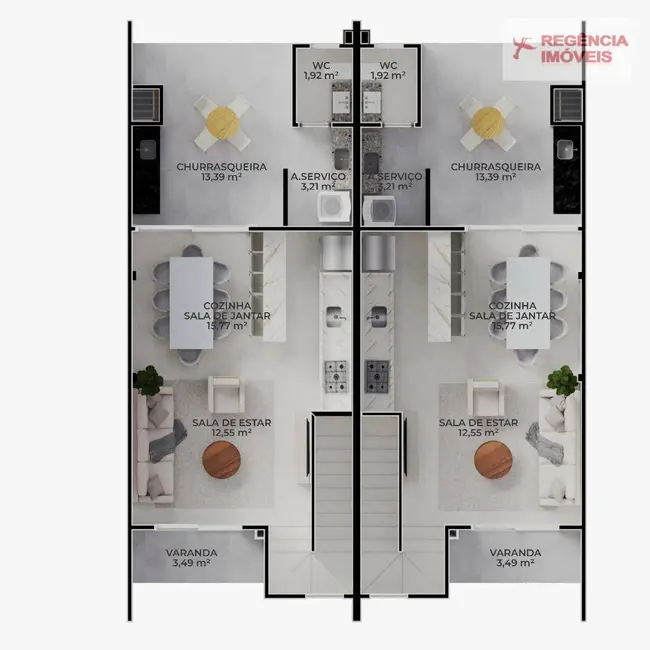 Foto 4 de Casa com 3 quartos à venda, 125m2 em Sao Francisco Do Sul - SC