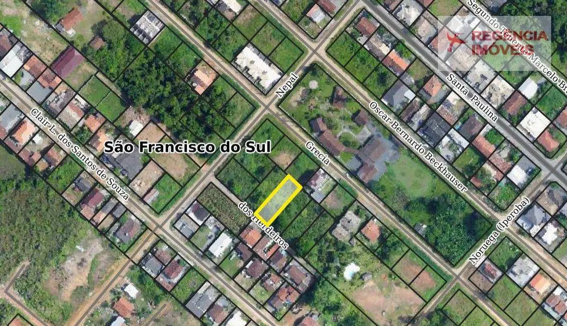 Foto 3 de Terreno / Lote à venda, 423m2 em Sao Francisco Do Sul - SC