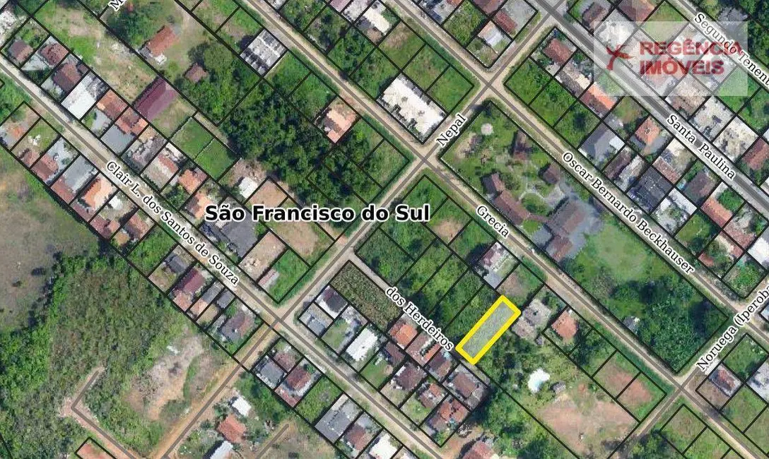 Foto 4 de Terreno / Lote à venda, 424m2 em Sao Francisco Do Sul - SC