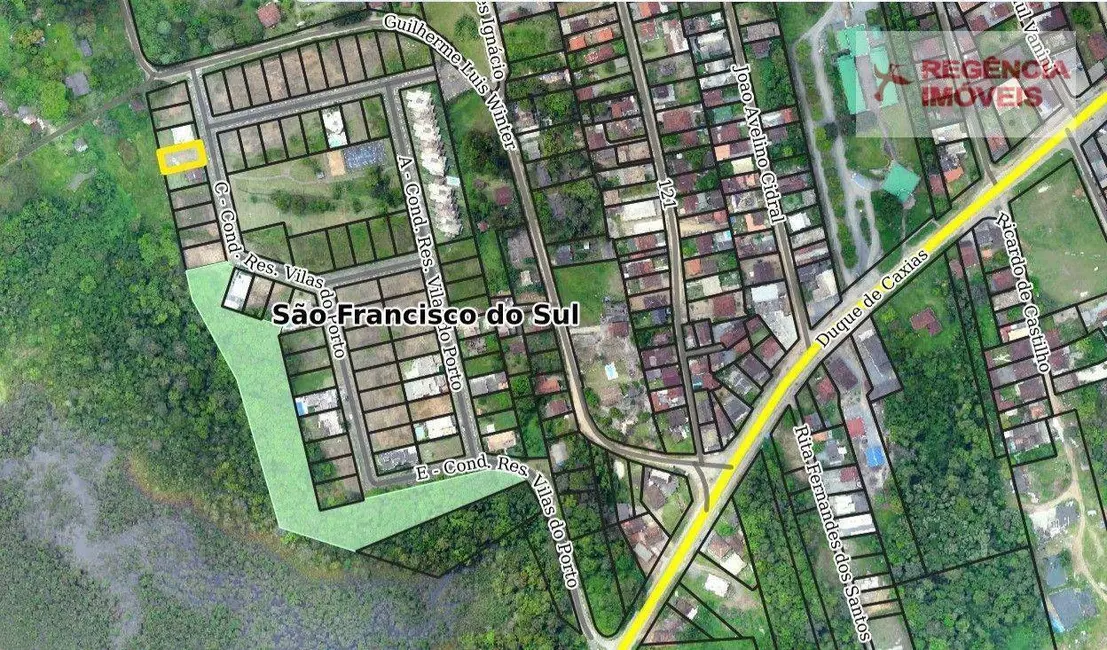Foto 2 de Terreno / Lote à venda, 452m2 em Sao Francisco Do Sul - SC
