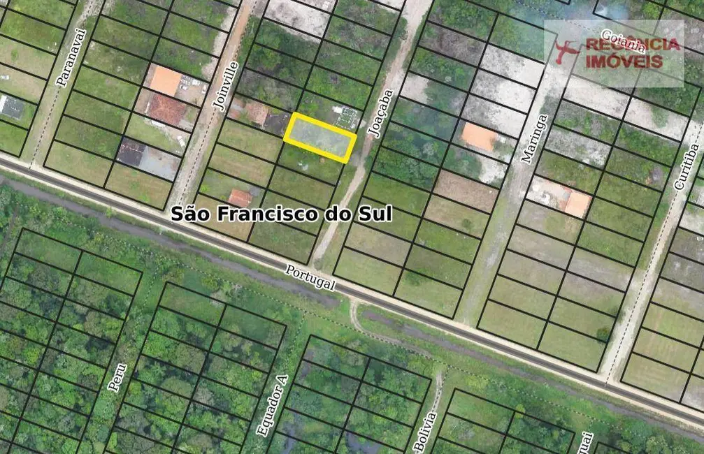 Foto 1 de Terreno / Lote à venda, 375m2 em Sao Francisco Do Sul - SC