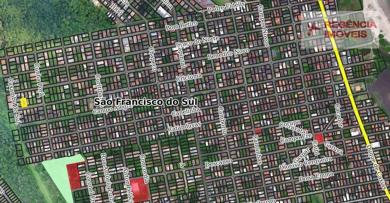 Foto 2 de Terreno / Lote à venda, 361m2 em Ubatuba, Sao Francisco Do Sul - SC