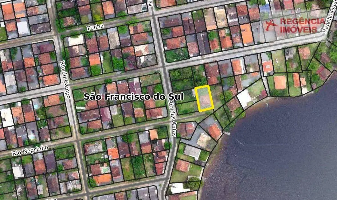 Foto 2 de Terreno / Lote à venda, 375m2 em Sao Francisco Do Sul - SC