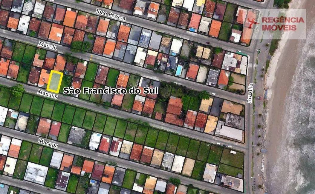 Foto 5 de Terreno / Lote à venda, 252m2 em Sao Francisco Do Sul - SC